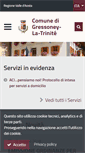 Mobile Screenshot of comune.gressoneylatrinite.ao.it
